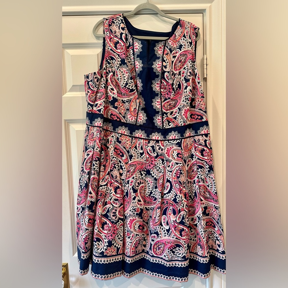 Talbots Plus Petite Navy Dress